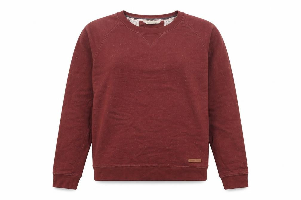 Selected Homme Womens Brown Cotton Pullover Sweatshirt Size M Pullover