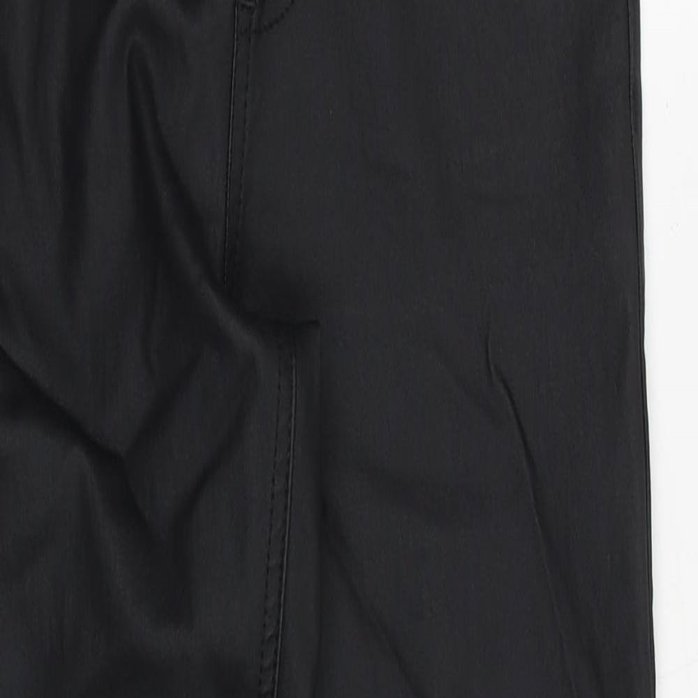 Marks and Spencer Womens Beige Viscose Trousers Size 8 Regular