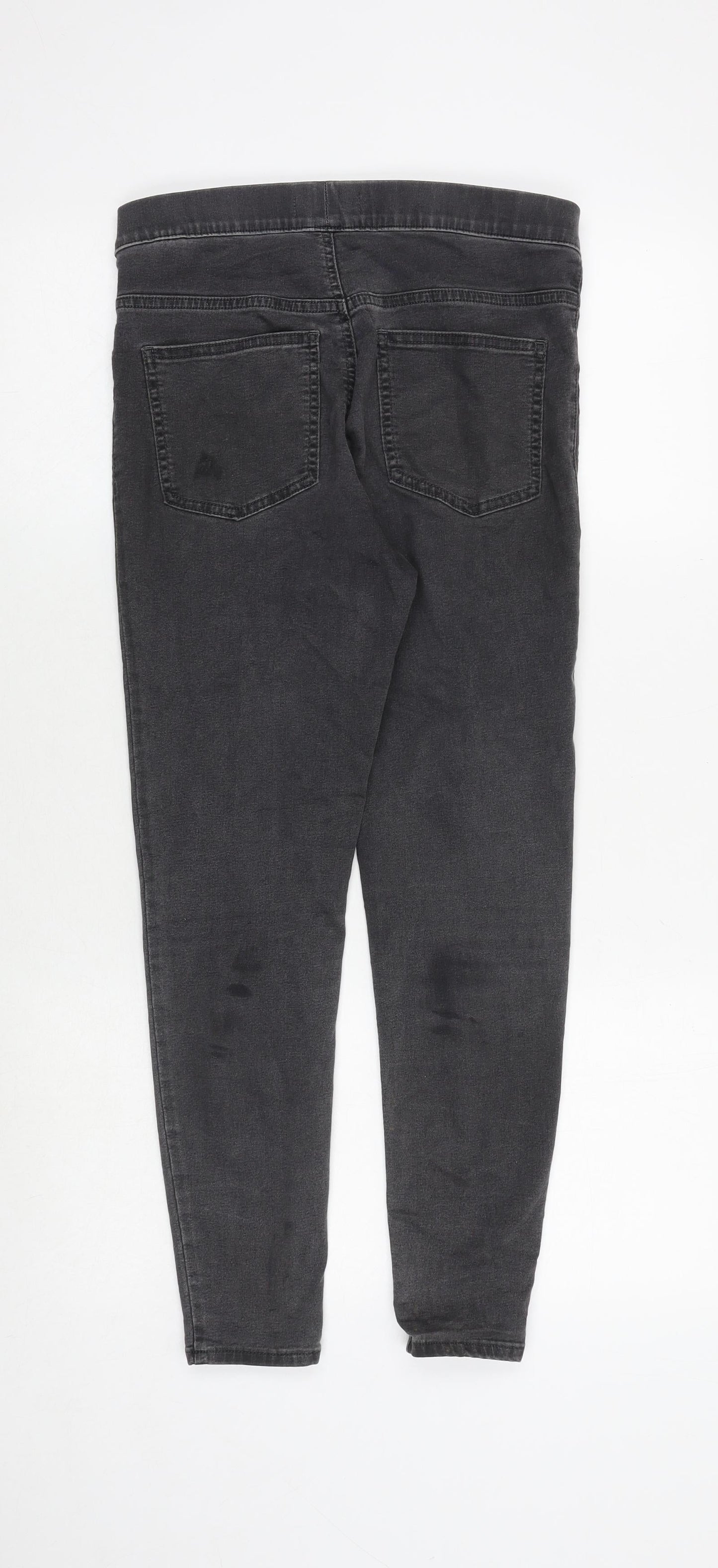 Marks and Spencer Womens Grey Cotton Jegging Jeans Size 10 Regular