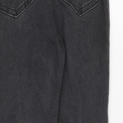 Marks & Spencer Womens Grey Cotton Jegging Jeans Size 10 Regular