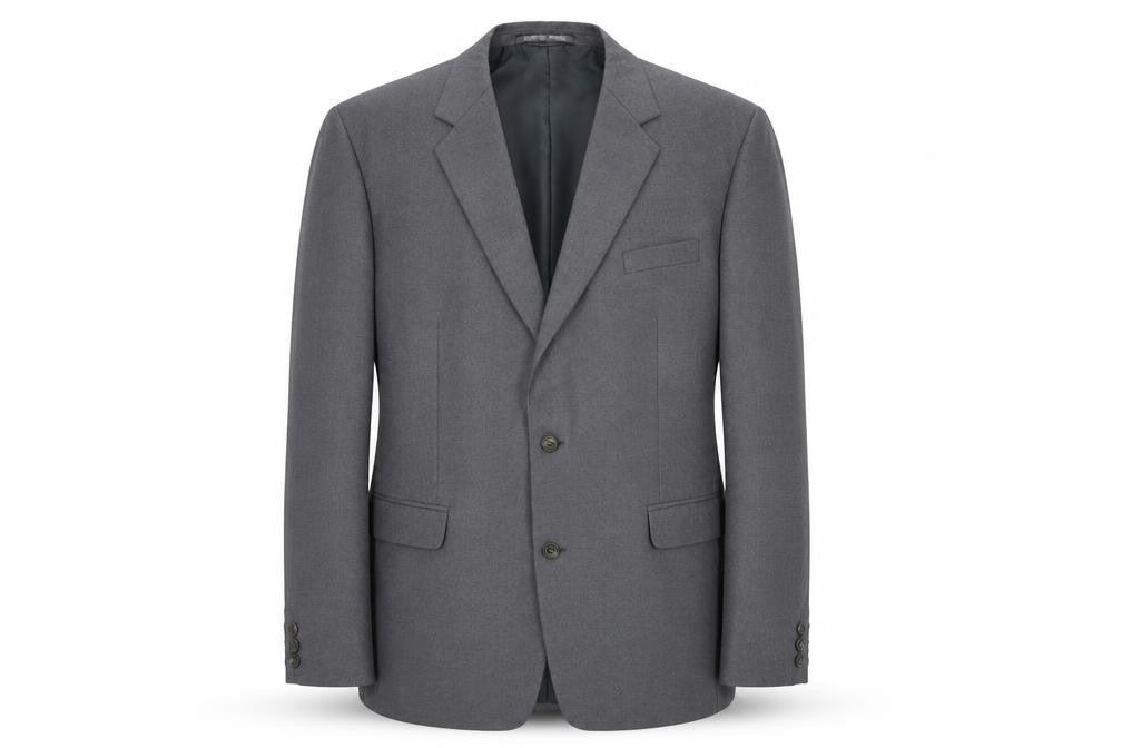 Grendale Mens Grey Wool Jacket Suit Jacket Size 44 Regular