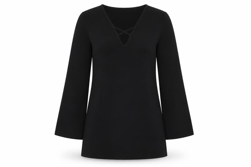Boohoo Womens Black Polyester A-Line Size 10 Sweetheart Pullover