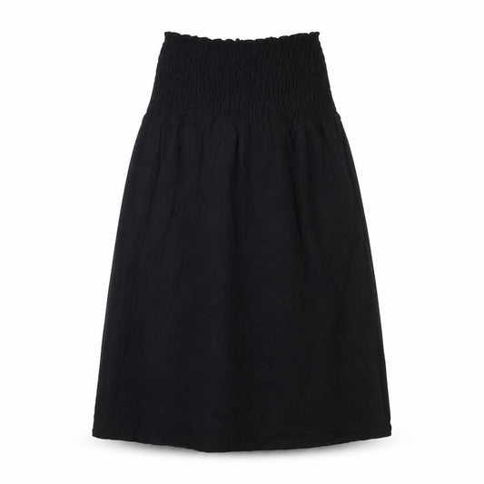 Marks & Spencer Womens Black Cotton Trapeze & Swing Size 6 Off the Shoulder Pullover