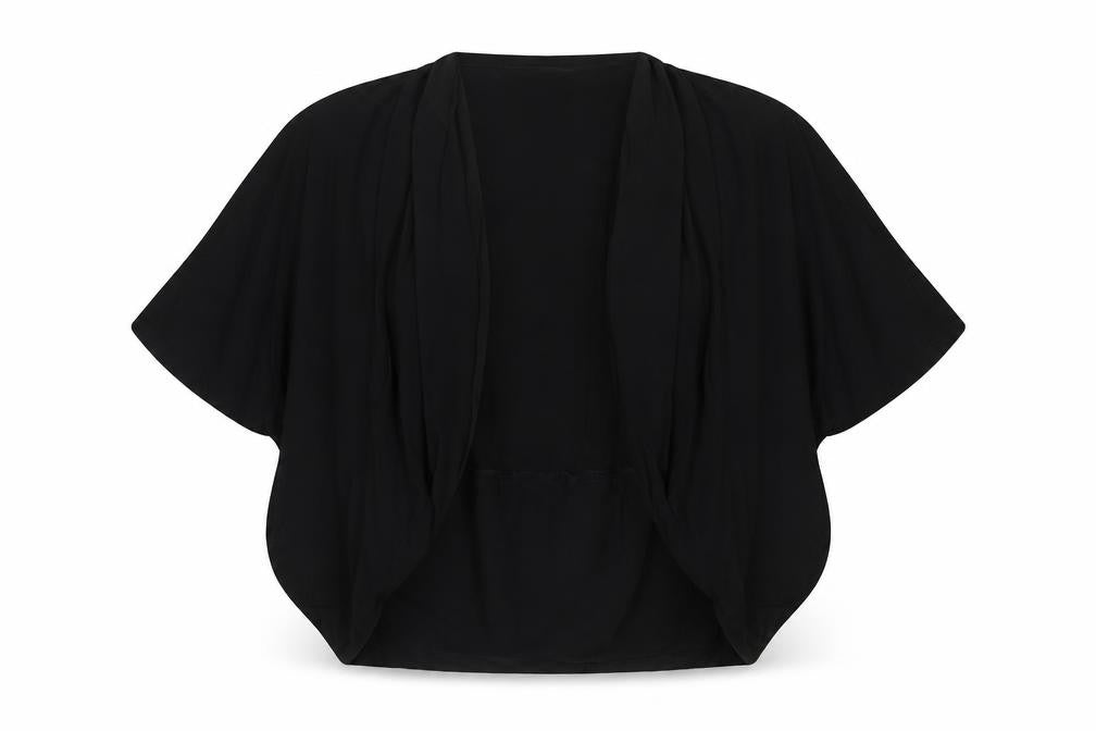 Lamorena Womens Black Polyester Basic Blouse Size 10 Round Neck