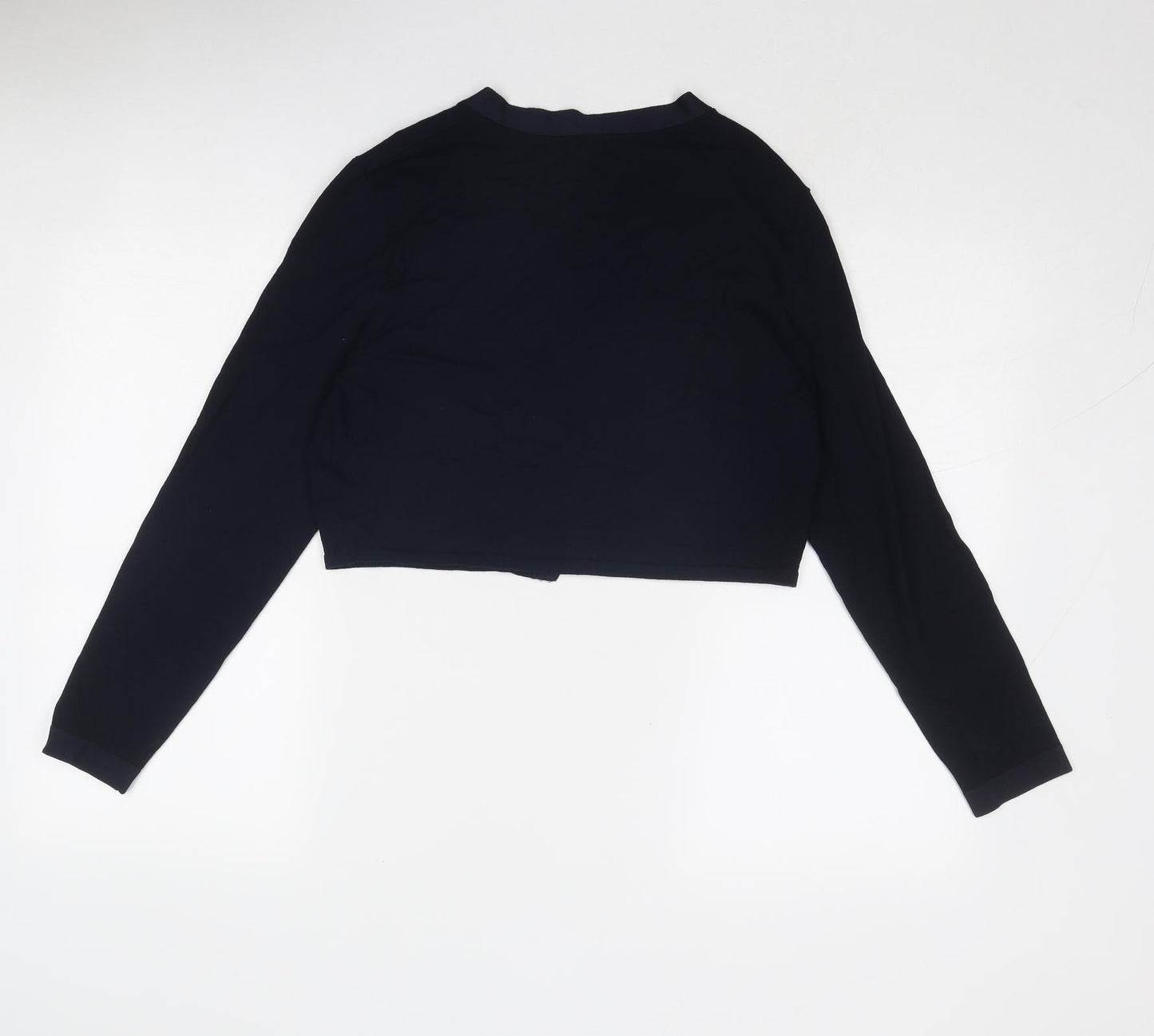 Monsoon Womens Blue V-Neck Viscose Cardigan Jumper Size M