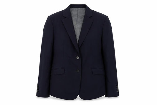 Brook Taverner Womens Blue Polyester Jacket Suit Jacket Size 8