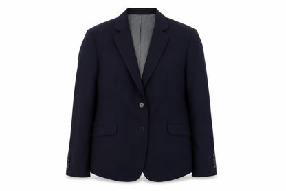 Brook Taverner Womens Blue Polyester Jacket Suit Jacket Size 8