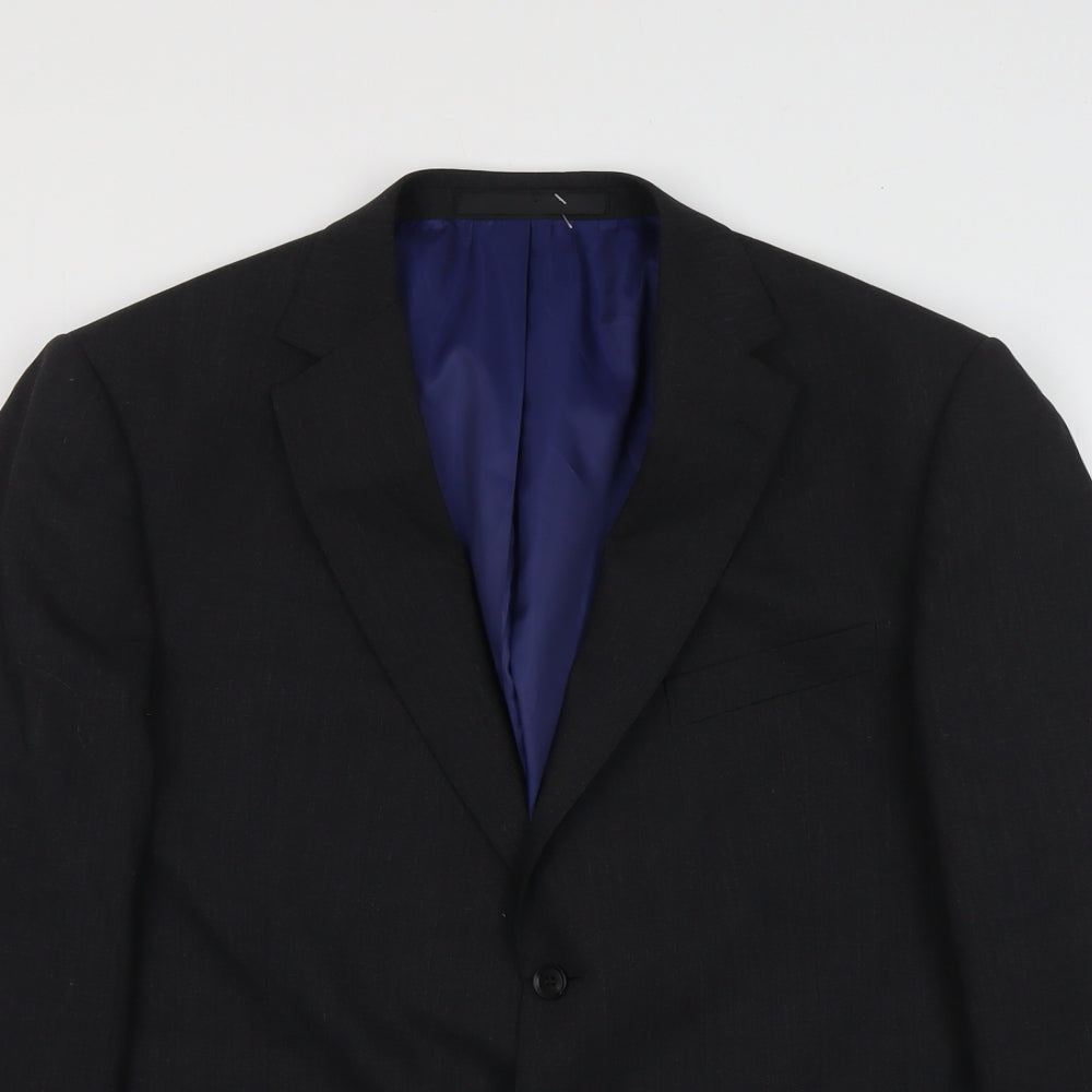 Marks and Spencer Mens Grey Wool Jacket Suit Jacket Size 42 Regular