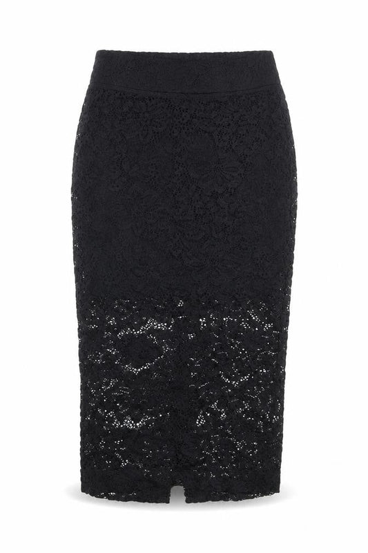 Divided by H&M Womens Black Geometric Polyamide A-Line Skirt Size XS