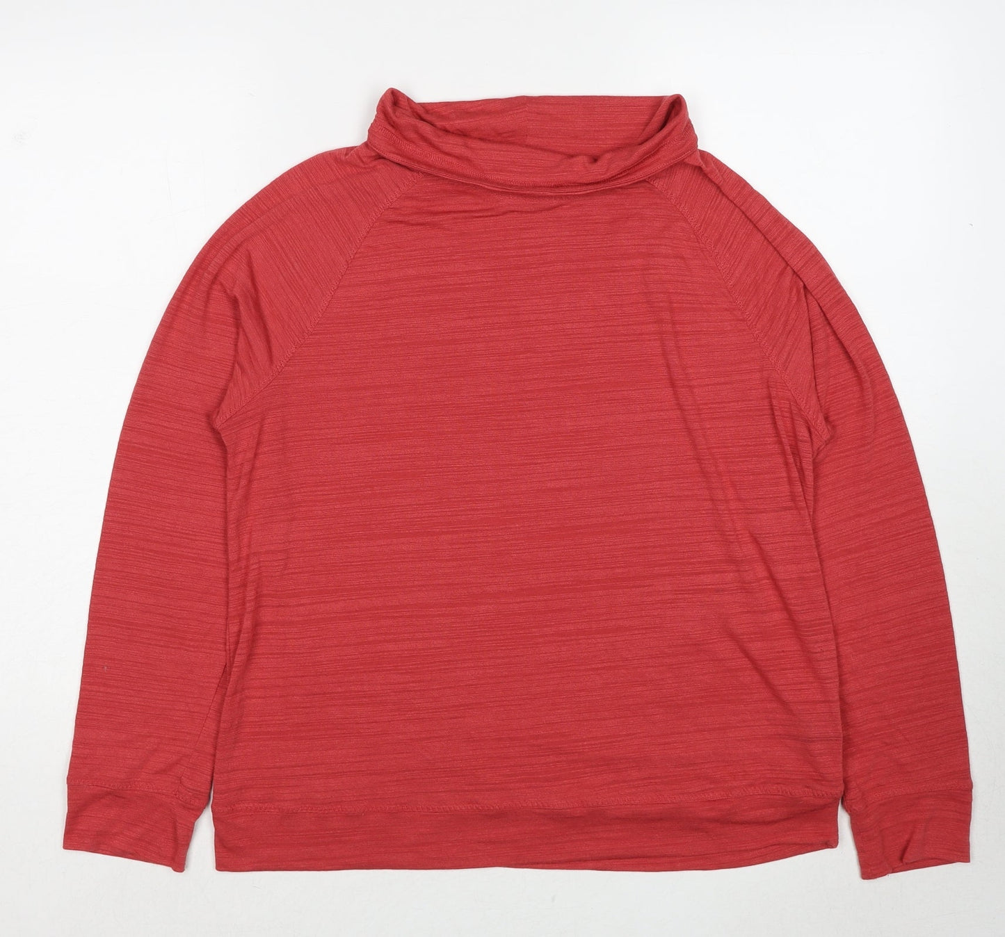 NEXT Womens Red Polyester Pullover Sweatshirt Size 14 Pullover
