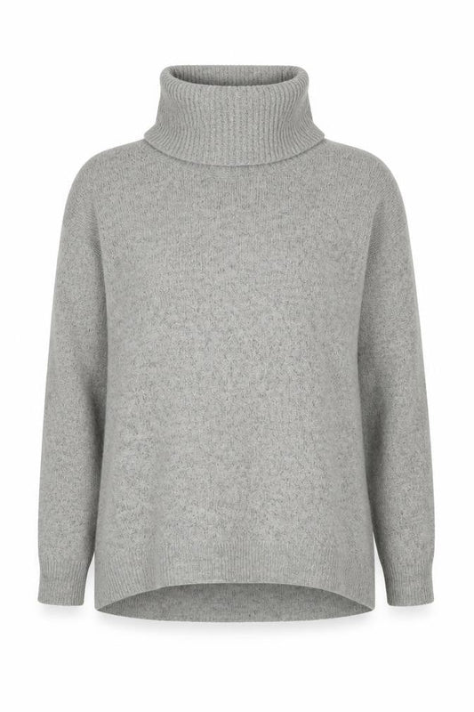 Wallis Womens Grey Roll Neck Acrylic Pullover Jumper Size M