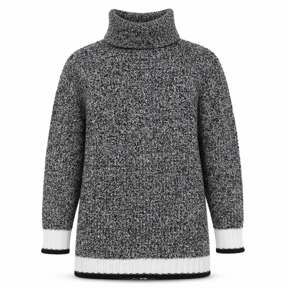 Divided by H&M Womens Grey Roll Neck Acrylic Pullover Jumper Size XS