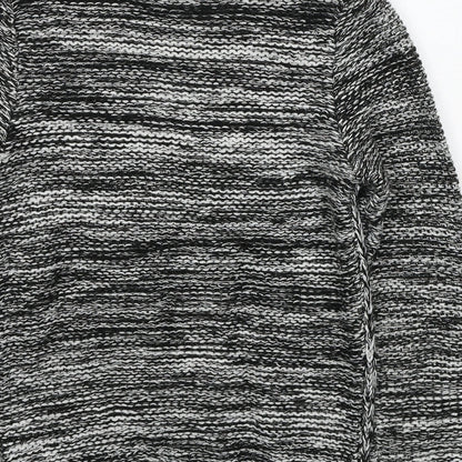 Influence Womens Black Round Neck Acrylic Pullover Jumper Size 10