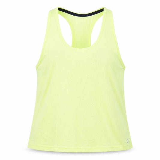 Marks & Spencer Womens Yellow Polyester Pullover Tank Size 10 Scoop Neck Pullover