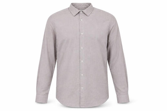 Next Mens Red Polyester Button-Up Size 16 Collared Button