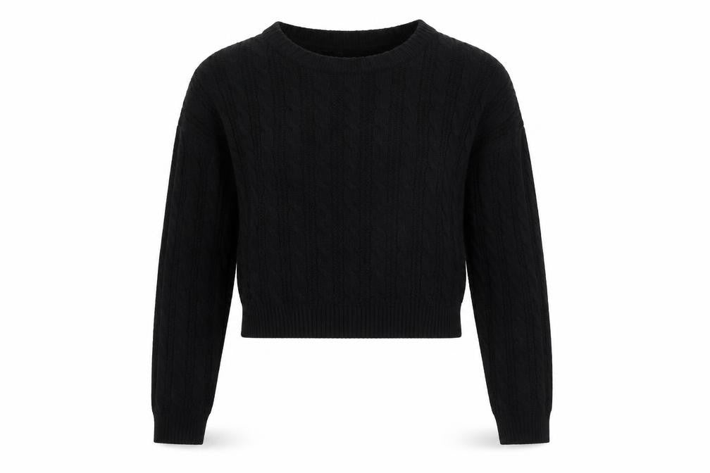 Topshop Womens Black Boat Neck Polyester Pullover Jumper Size S