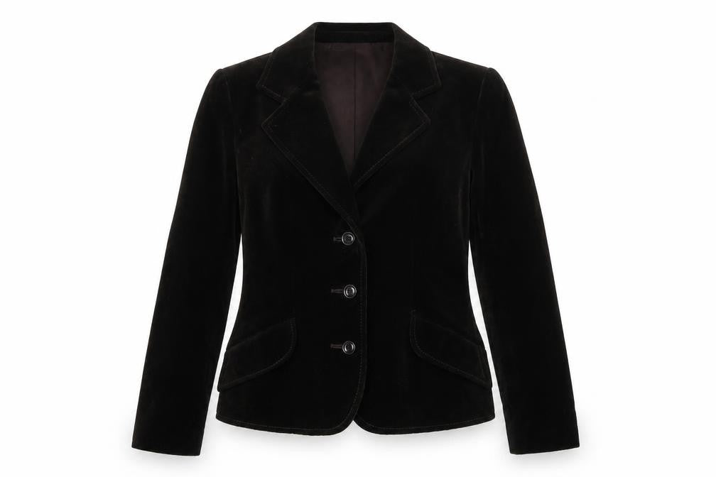 Feminella Womens Brown Jacket Blazer Size 10 Button