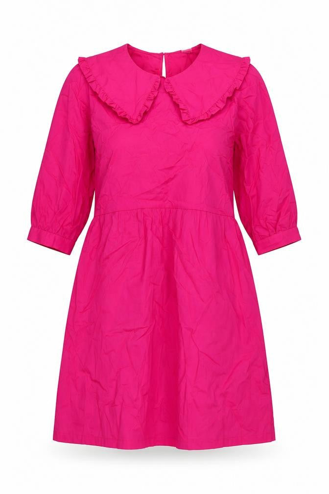 Divided by H&M Womens Pink Cotton A-Line Size XS Collared Button