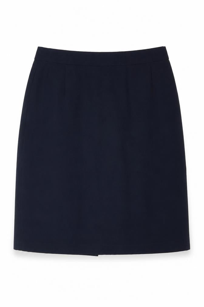 Arthur Elkin Womens Blue Polyester A-Line Skirt Size 32 in Zip