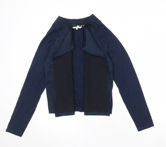 Sandwich Womens Blue V-Neck Polyester Cardigan Jumper Size M