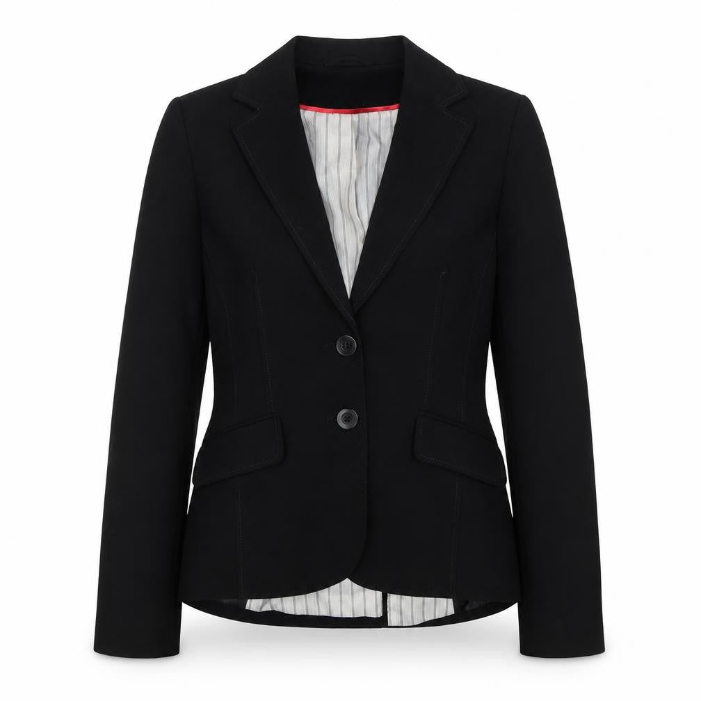 Dorothy Perkins Womens Black Polyester Jacket Blazer Size 8