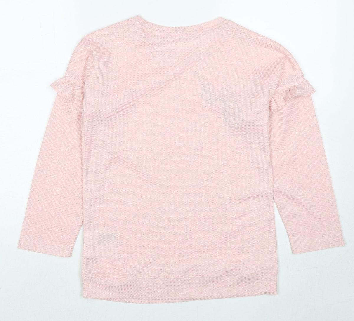 Gap Girls Pink Polyester Pullover Sweatshirt Size 13-14 Years Pullover - Unicorn