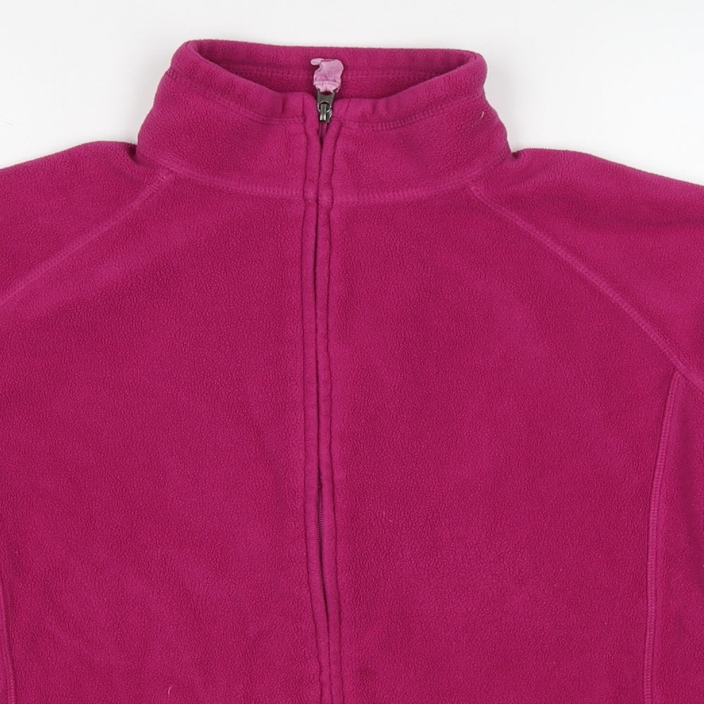 EWM Womens Pink Jacket Size L Zip