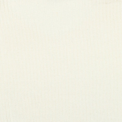 Divided by H&M Womens Ivory V-Neck Acrylic Pullover Jumper Size M