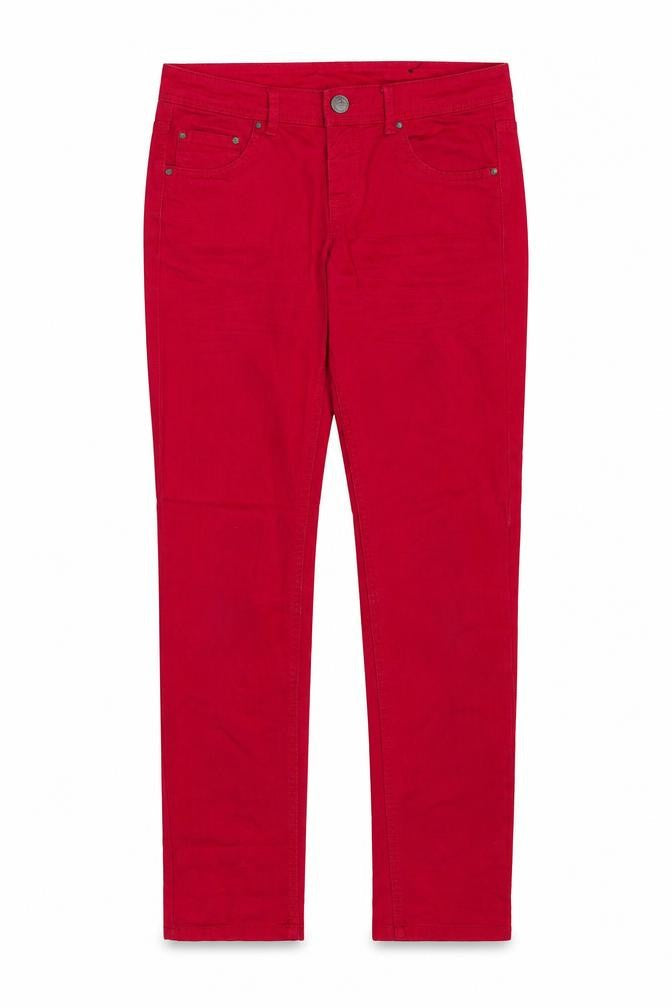 Crash One Girls Pink Cotton Skinny Jeans Size 12-13 Years Regular Zip