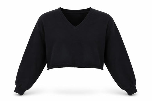 ASOS Womens Black Polyester Pullover Sweatshirt Size 6 Pullover