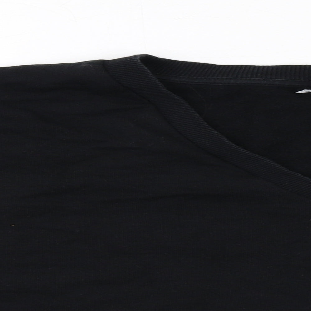 ASOS Womens Black Polyester Pullover Sweatshirt Size 6 Pullover