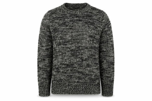 Marks & Spencer Mens Green Round Neck Geometric Acrylic Pullover Jumper Size S Long Sleeve
