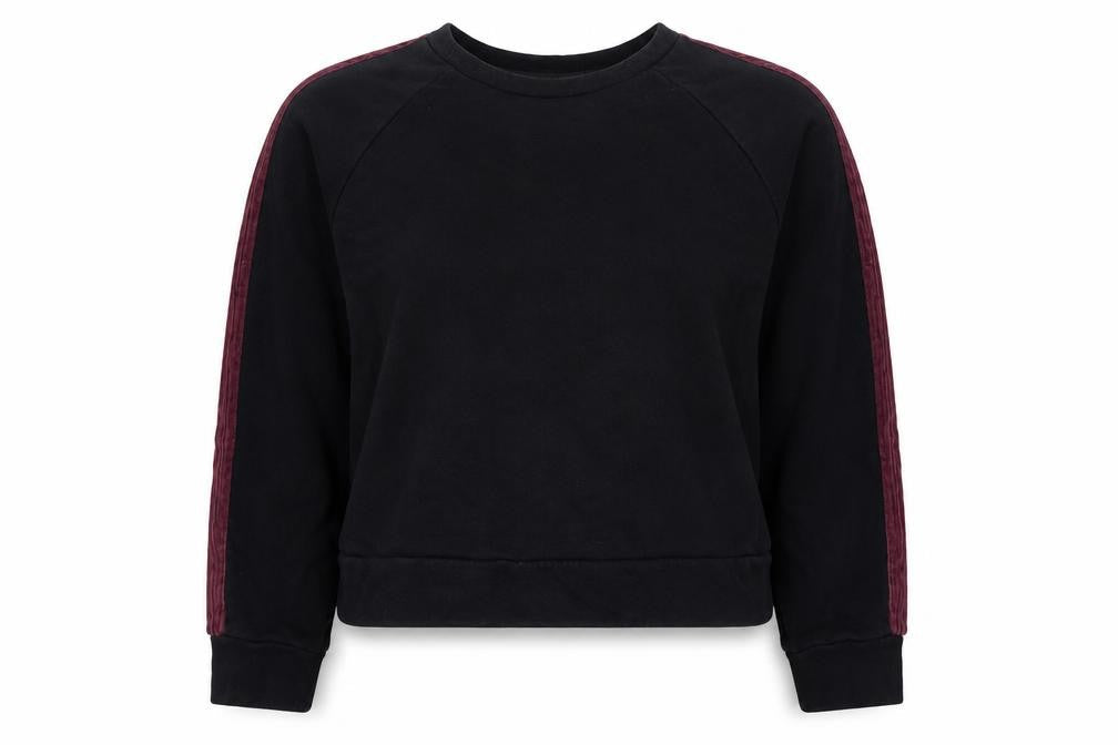 Kiliwatch Womens Black Cotton Pullover Sweatshirt Size M Pullover