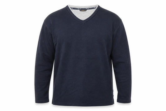 Marks & Spencer Mens Blue Viscose Pullover Sweatshirt Size L Push Lock