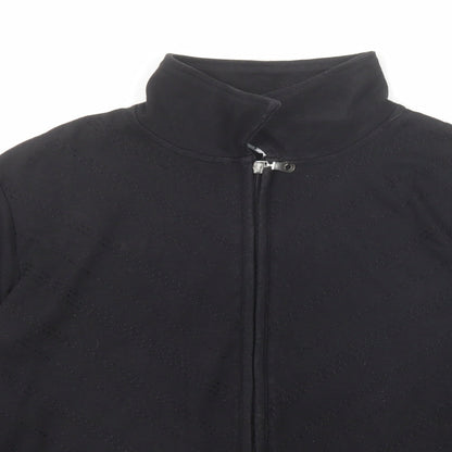 TIGI Womens Black Jacket Size 14 Zip - Size 14-16