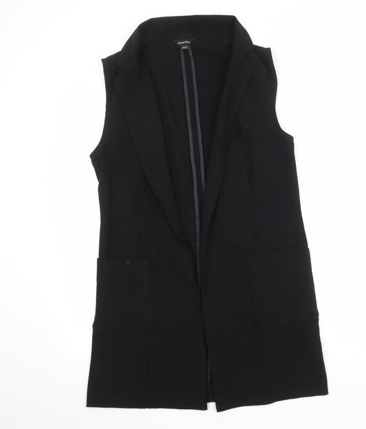 Label Be Womens Black Kimono Jacket Size 12