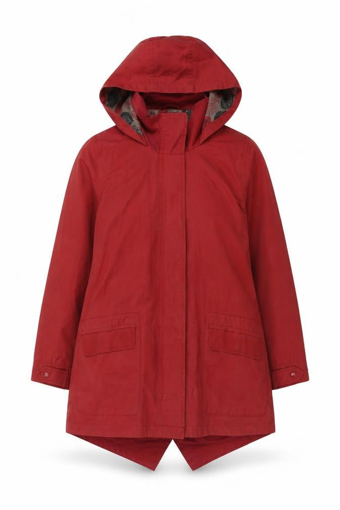 TIGI Womens Red Jacket Size 10 Zip