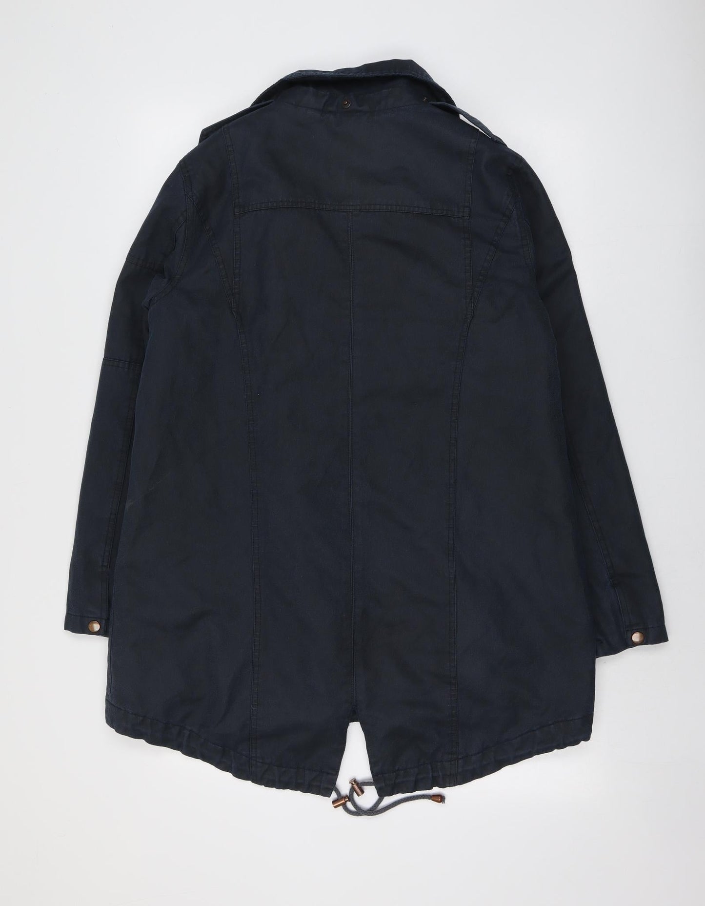 Label Lab Womens Blue Jacket Size 10 Zip
