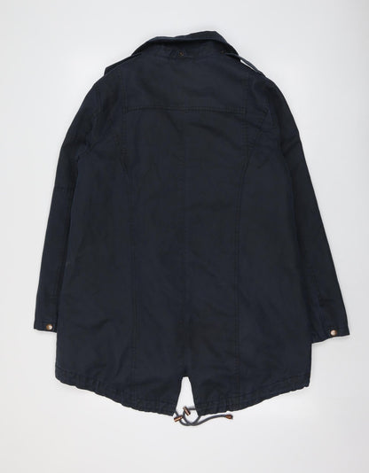 Label Lab Womens Blue Jacket Size 10 Zip