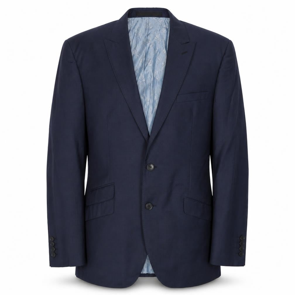 Autograph Mens Blue Wool Jacket Suit Jacket Size 40 Regular