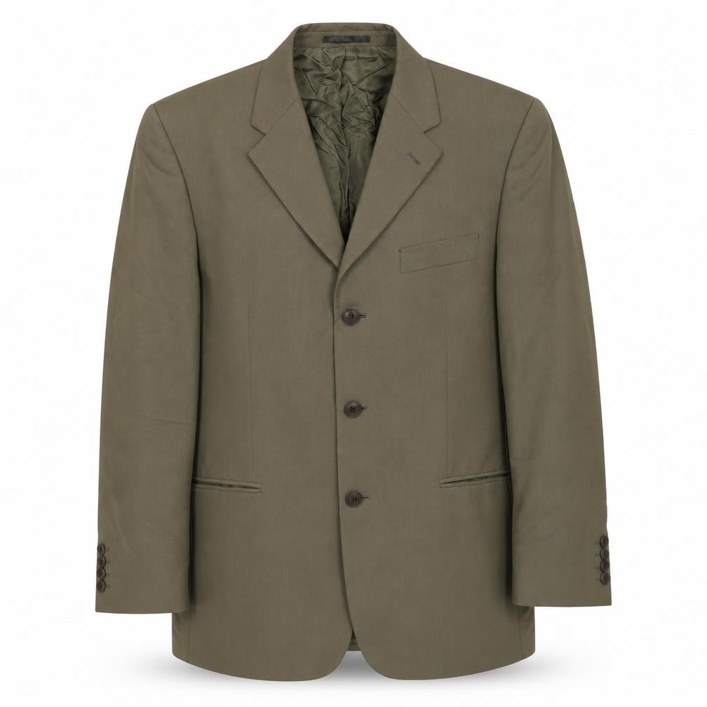 Frans Molenaar Mens Beige Wool Jacket Suit Jacket Size 40 Regular