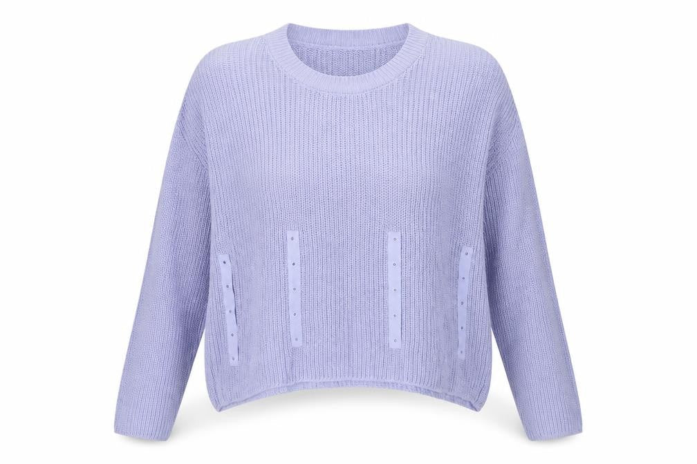 ASOS Womens Blue Round Neck Acrylic Pullover Jumper Size 12