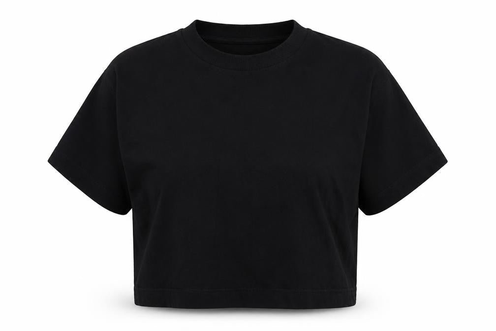COLLUSION Womens Black Cotton Basic T-Shirt Size 12 Crew Neck