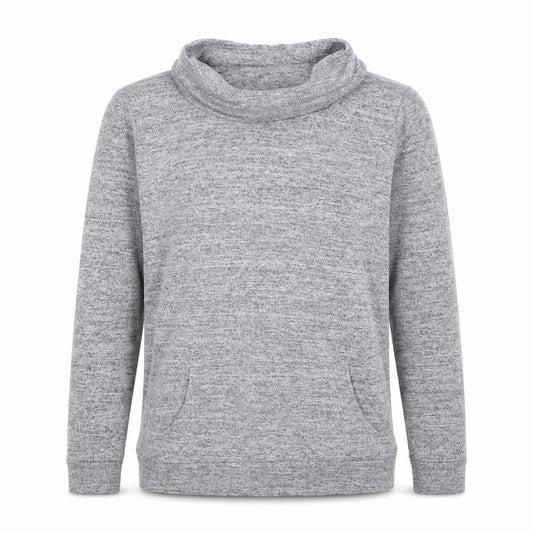 Luxe Womens Grey Polyester Pullover Sweatshirt Size M Pullover