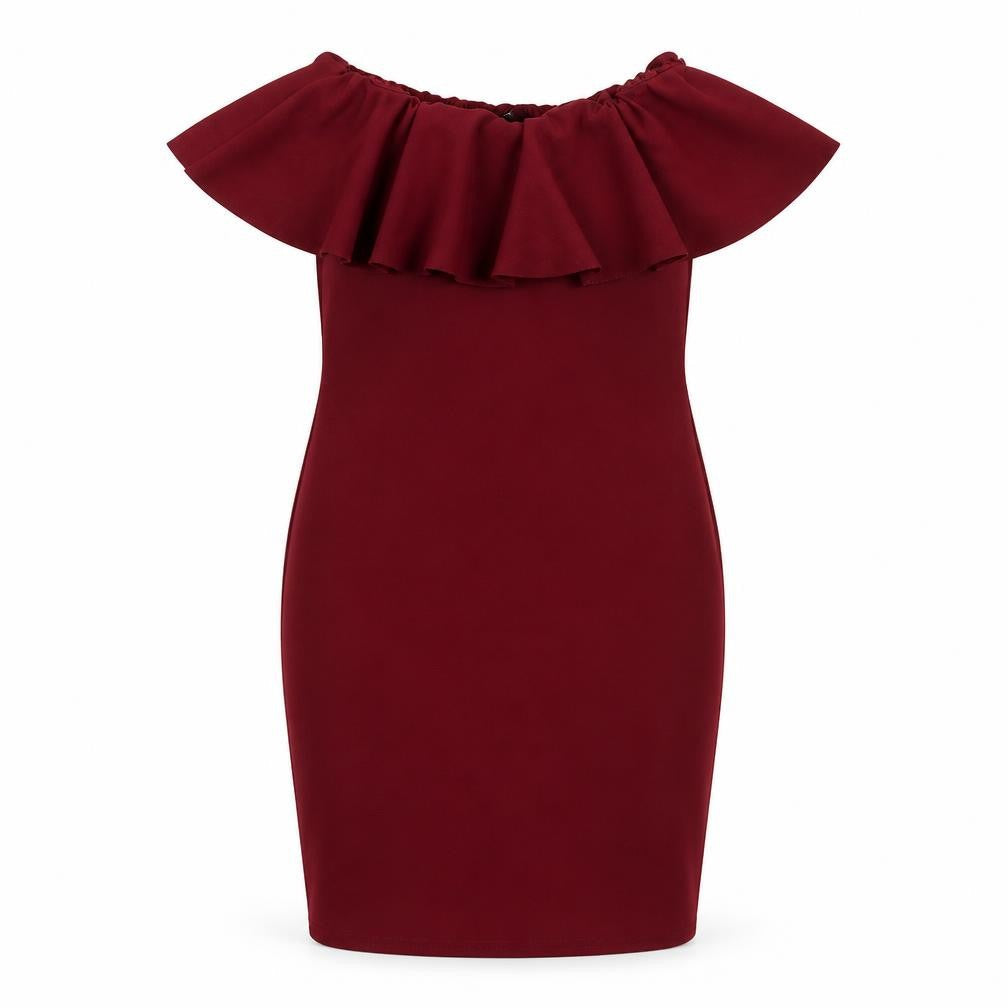 IX London Womens Red Polyester Bodycon Size 10 Round Neck Pullover