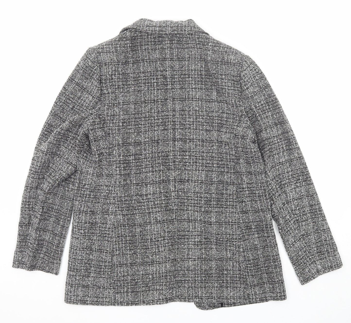 Marks and Spencer Womens Black Geometric Jacket Size 12
