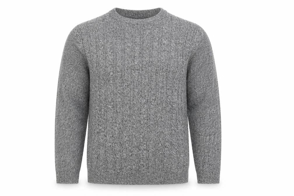 Topman Mens Black Round Neck Geometric Acrylic Pullover Jumper Size S Long Sleeve