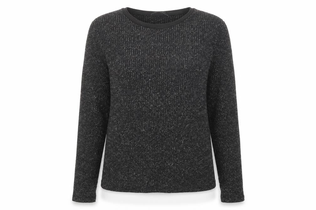 LC Waikiki Womens Black Round Neck Acrylic Pullover Jumper Size M