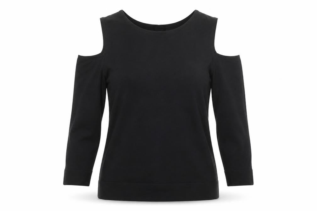 Wallis Womens Black Round Neck Viscose Pullover Jumper Size M