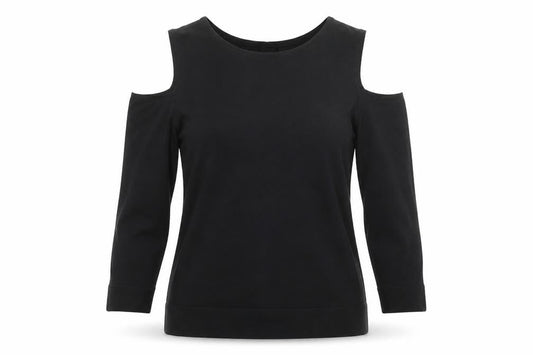 Wallis Womens Black Round Neck Viscose Pullover Jumper Size M